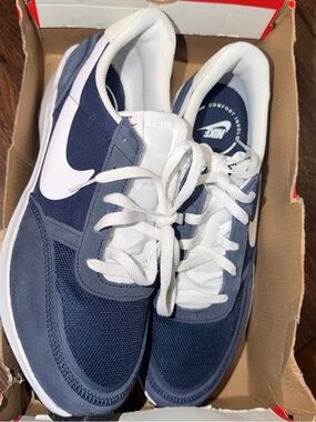 Nike Waffle Debut Mens Sneakers Midnight Navy FJ4195-400 Sz 10.5